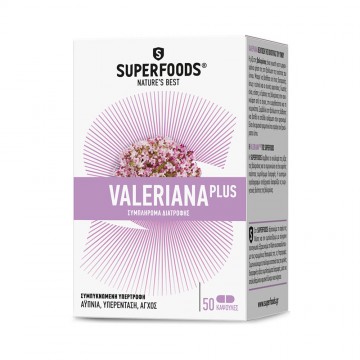 Valeriana Plus 50 capsules Άγχος-Αϋπνια